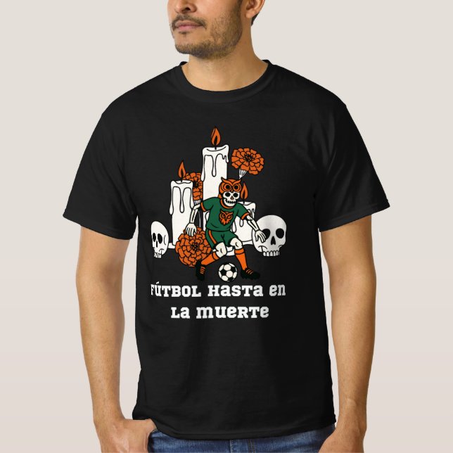 Camiseta de Futebol Caveira Mexicana (Frente)