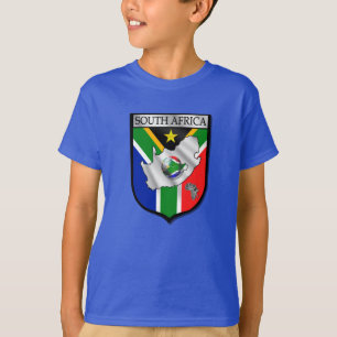 Camiseta de futebol da África do Sul com algodão o