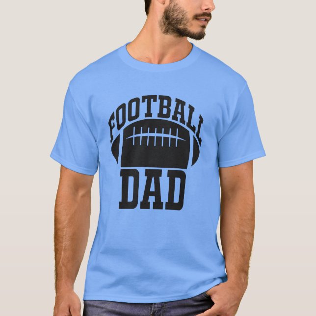 Camiseta de futebol de pai personalizável (Frente)