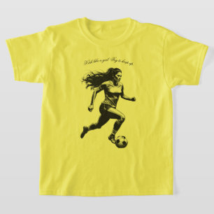 Camiseta de Futebol Divertida e Motivacional