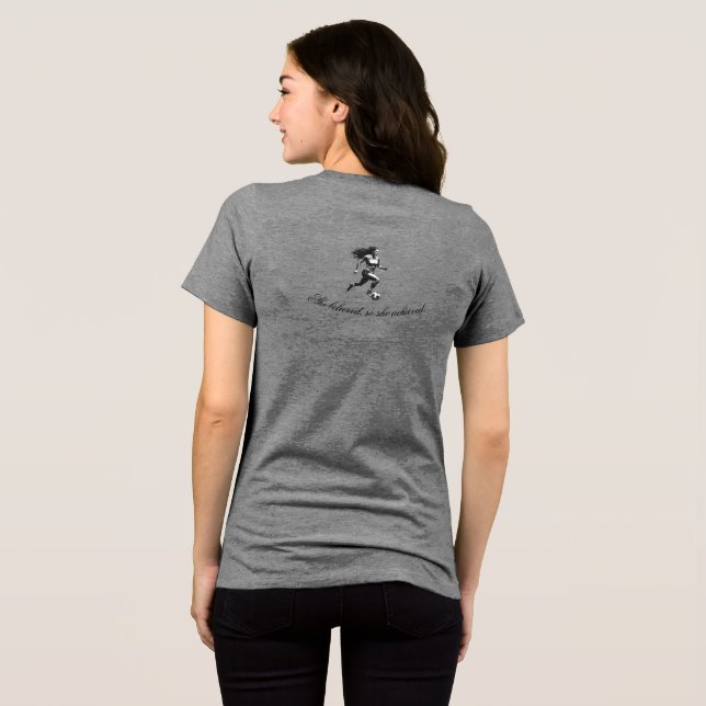 Camiseta de Futebol Divertida e Motivacional (Verso completo)