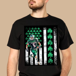 Camiseta de futebol do Dia de São Patrício com est