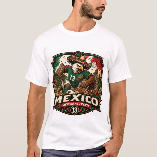 Camiseta de futebol do México (Frente)