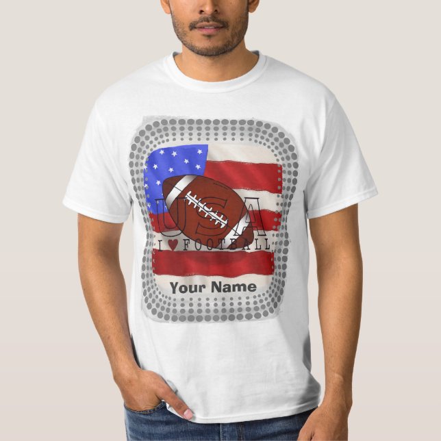 Camiseta de futebol dos EUA (Frente)