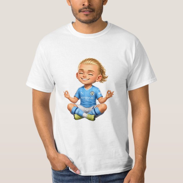 Camiseta de futebol fofo chibi (Frente)