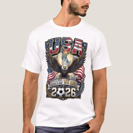 Camiseta de Futebol Personalizada para Fã EUA 2026