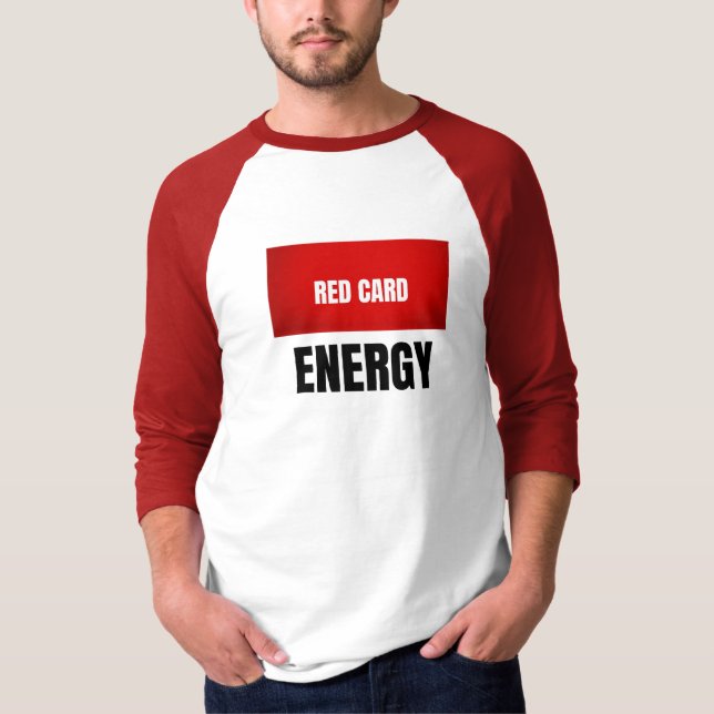 Camiseta de Futebol Red Card Energy (Frente)
