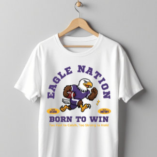 Camiseta de Futebol Varsity Eagle Nation – Nascido