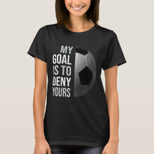 Camiseta de Futebol Vintage Meu Objetivo é Negar o