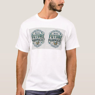 Camiseta de Futuro Farmacêutico Presente para Es