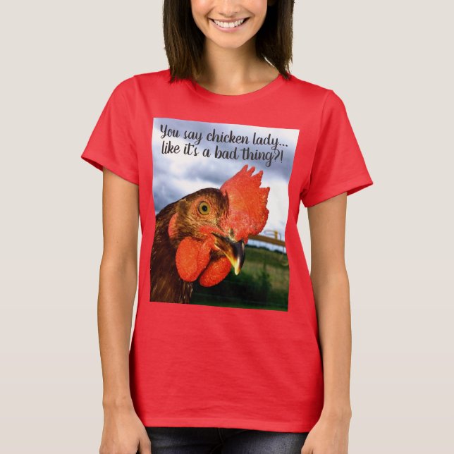 Camiseta de galo para mulheres (Frente)