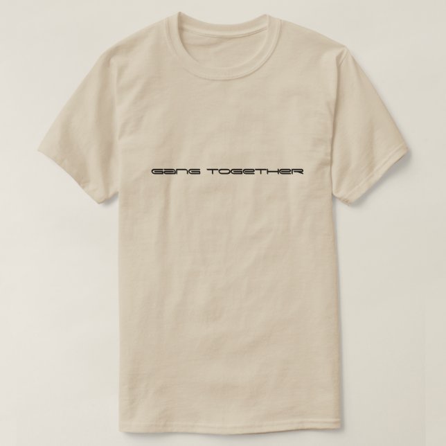 camiseta de gangue (Frente do Design)