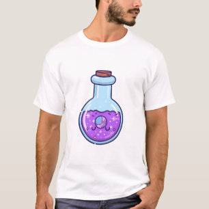 Camiseta de Garrafa de Poção Mágica da Galáxia Fof