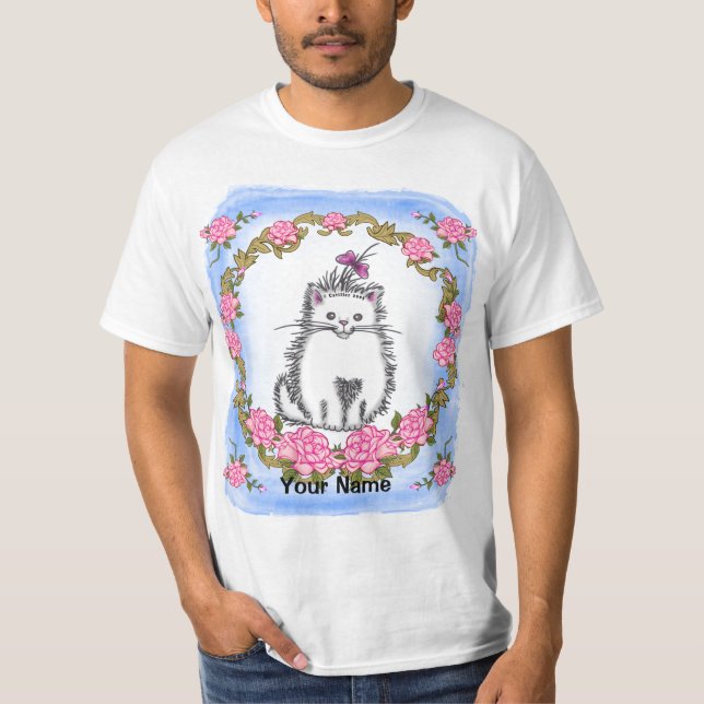 Camiseta de Gatinho Bebê Gato (Frente)