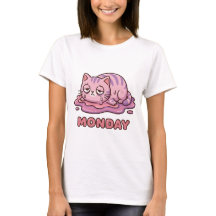Camiseta de Gatinho Derretendo 'Eu Odeio Segundas'