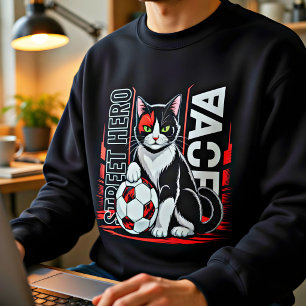 Camiseta de Gato Amante de Futebol – Presente Dive