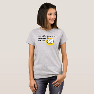 Camiseta de Gato Amoroso Dono de Gato