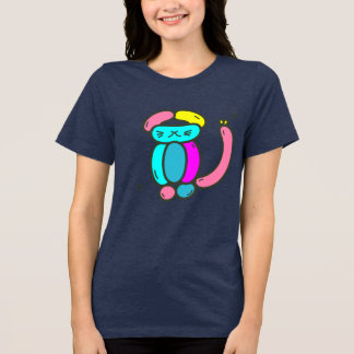 Camiseta de Gato de Animal de Balão