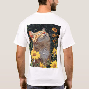 Camiseta de Gato de Anime Funky para Amantes de An