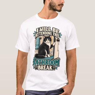 Camiseta de Gato - Estarei Comparecendo a Este Ban