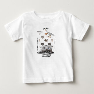 Camiseta de Gato | Estilo fofo de Gatinho Divertid