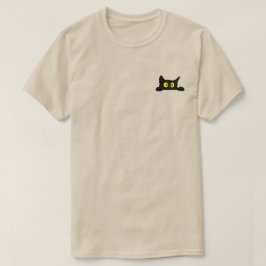 Camiseta de Gato Fofo no Bolso | Gatinho Engraçado