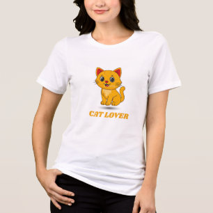 Camiseta de Gato Fofo para Amantes de Gatos