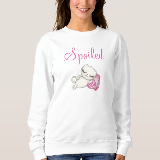 Camiseta de Gato Mimado (Frente)