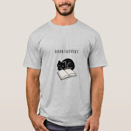 Camiseta de Gato Minimalista Introvertido com Cita