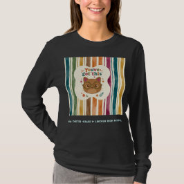 Camiseta de Gato Personalizada para Ensino Médio 