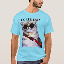 Camiseta de gato POKER!
