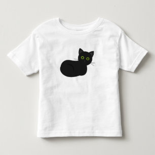 Camiseta de gato preto