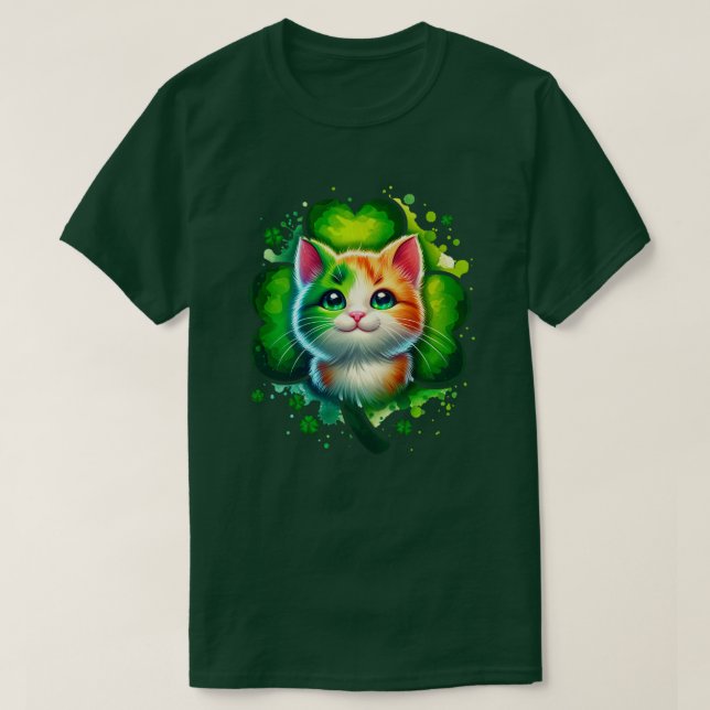 Camiseta de Gato, Rua... (Frente do Design)