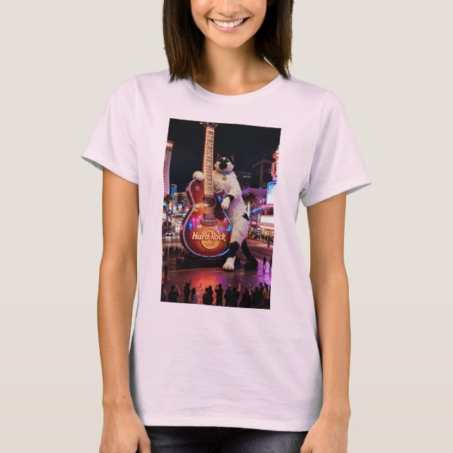 Camiseta de Gato Smoking (Frente)