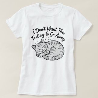 Camiseta de Gato Sonolento | Este Presente de Gat