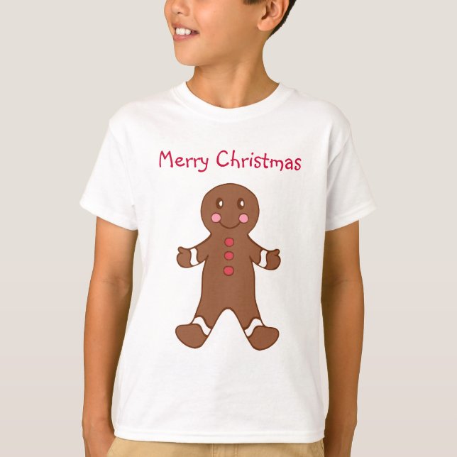 Camiseta de gengibre para crianças (Frente)