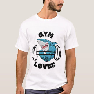 Camiseta de ginásio masculina