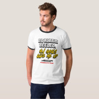 Camiseta de Ginásio Sem Alarme Necessário Meus Obj