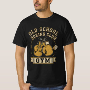 Camiseta de ginásio vintage - Clube de Boxe Old Sc