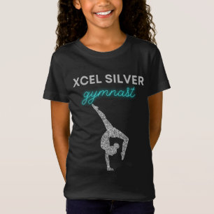 Camiseta de ginástica do Xcel Silver