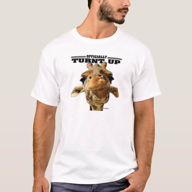 CAMISETA DE GIRAFAS ENGRAÇADA | EU AMO GIRAFAS (Frente)
