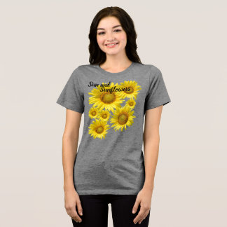 Camiseta de girassol