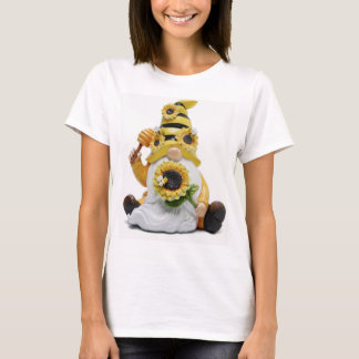 CAMISETA DE GNOMO AMANTE DE GIRASSÓIS PARA ELA
