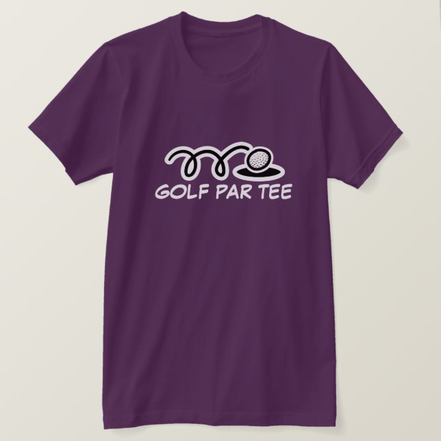 Camiseta de Golfe Engraçado (Frente do Design)