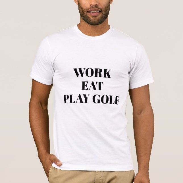 Camiseta de Golfe Mens Bella Canvas T-Shirt (Frente)