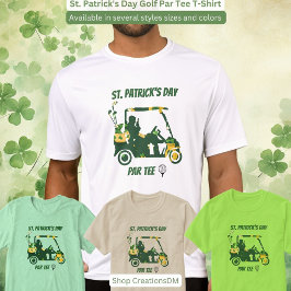 Camiseta de golfe St. Patrick's Day Par Tee