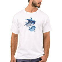 Camiseta de Golfinho Nariz de Garrafa