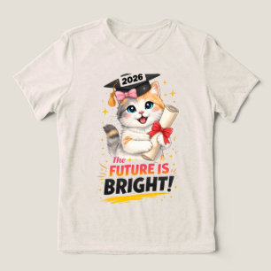 Camiseta de Graduação de Gato Motivacional