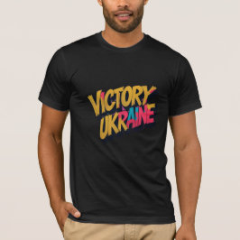Camiseta de Grafite da Ucrânia vitória