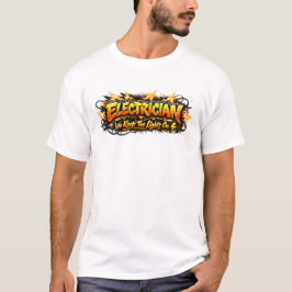 Camiseta de Grafite de Eletricista Nós Mantemos as
